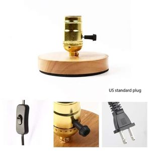 Vintage Fashion Nordic Retro <strong>Table</strong> <strong>Lamp</strong> with E27 Fitting Dome Wood <strong>Shade</strong> <strong>for</strong> Hotel Living Room &amp; Bedroom Decor or Night Lighting - Product Image 6