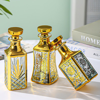 Diffuseur d'huiles essentielles de style arabe luxueux et de grande capacité avec couvercle