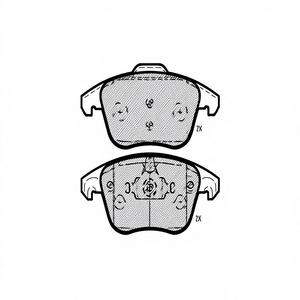 Plaquettes de frein avant DYNAS PF1146 pour Citroën DS4 DS5 et Peugeot 5008 Fabriquées en Italie - Product Image 1