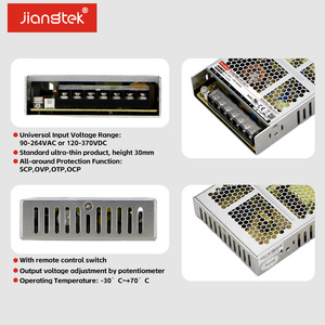 JIANGTEK <span class=keywords><strong>PFP</strong></span>-100-12 100W 12V 8.5A แหล่งจ่ายไฟแบบสวิตชิ่งสำหรับอุตสาหกรรม <span class=keywords><strong>ราคา</strong></span>โรงงาน กำลังไฟ 100 วัตต์ แรงดัน 12 โวลต์ กระแสไฟ 8.5 แอมป์  แหล่งจ่ายไฟประสิทธิภาพสูง - Product Image 6