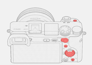 Appareils photo numériques JPS A6400L Alpha 6400 A6400 APS-C <span class=keywords><strong>MILC</strong></span> Objectif interchangeable Appareil photo sans miroir 6400L + SEL55210/B ILCE-6400L/B - Product Image 4
