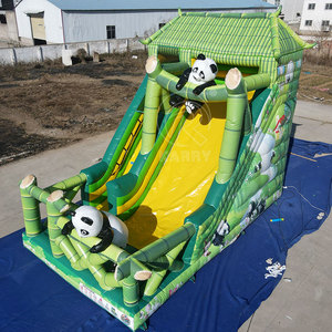 Castillo Inflable Comercial con Tobogán, Diseño de <span class=keywords><strong>Panda</strong></span> y Bambú, Parque Infantil Exterior para Niños, Ideal para Eventos de Carnaval - Product Image 3