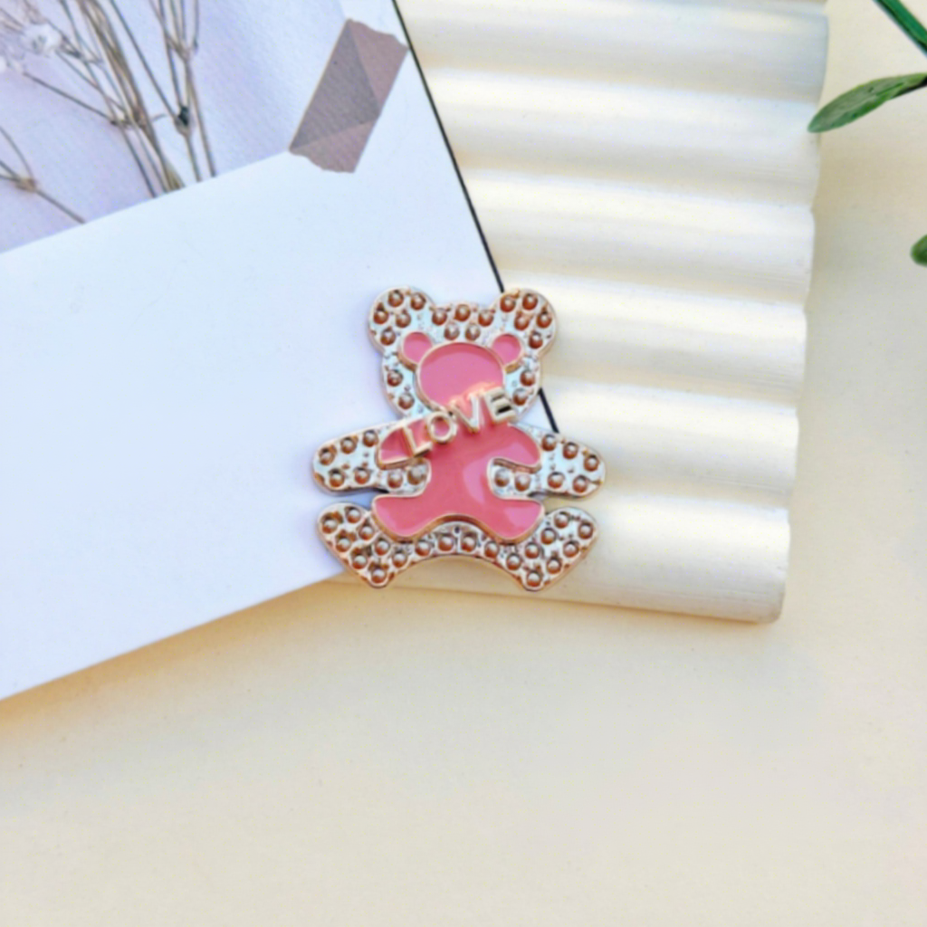 Oso violento rosa 31 * 30 mm