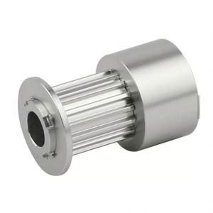 Polea de correa redonda de aleación de aluminio de planta de fabricación de China con tornillos de juego rueda de correa de transmisión del Motor del husillo para correa de 6mm - Product Image 6