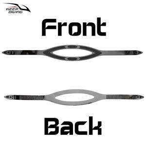 KEEP DIVING MS 481 Équipement de plongée en apnée, masque de plongée en silicone, bandeau universel réglable, bande haute élasticité - Product Image 5