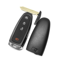 Étui de clé de voiture à distance 4 boutons, coque de clé de voiture intelligente, Capa De Chave De Carro, Carcasa Para Llave De Coche