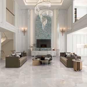 Lastra in <span class=keywords><strong>Pietra</strong></span> Sinterizzata Lucida di Lusso 1200*2700mm <span class=keywords><strong>per</strong></span> Pavimenti di Soggiorno, Lastra in <span class=keywords><strong>Pietra</strong></span> Sinterizzata Bianca - Product Image 2