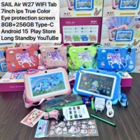 Tablette éducative pour enfants 7 pouces Sail Air, grande tablette avec 8+256 Go WIFI BT, apprentissage et divertissement, tablette pour enfants