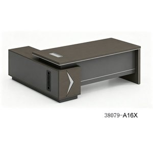 Escritorio Ejecutivo Moderno de Madera con Gabinete de Almacenamiento 38079-A16X, Muebles de Oficina Independientes - Product Image 1