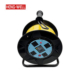 美国 3 针插头户外重型电源线绕线器延长线卷轴 25m 50m - Product Image 2