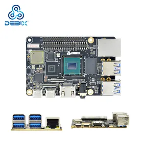 DEBIX iMX 8M Plus carte mère ensemble remplacer Raspberry Pi 5 2.3 TOPS NPU carte unique sbc ordinateur 8GB carte de développement