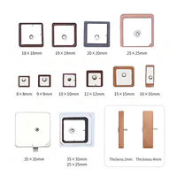 Antenne patch céramique passive GPS BeiDou GNSS à gain élevé 18 dBi 1561 1575.42 MHz 50 Ohm personnalisée UFL MHF à souder pour voiture, DVD, navigation, taxi
