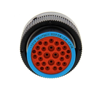 Enchufe macho y hembra de 29 Pines, conector Original de EE. UU. TE Deutsch, serie <span class=keywords><strong>HDP</strong></span>, HDP26-24-29SE, HDP24-24-29PE - Product Image 4