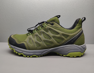 Zapatos de senderismo de cuero antideslizantes transpirables para hombre, botas de corte bajo, suela vibrante, verano, exterior, senderismo, caminar térmico - Product Image 4