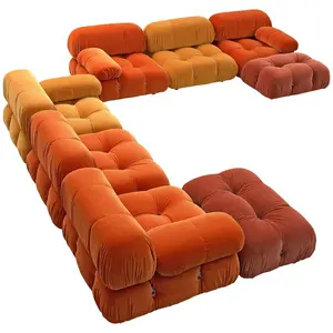 أريكة Bellini بتصميم حديث لغرفة المعيشة أريكة ماريو متعددة الأجزاء