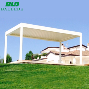 Électrique en aluminium de toit de terrasse <span class=keywords><strong>belvédère</strong></span> couvert modulaire pergola plans 8x10 - Product Image 6