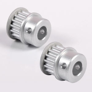 INTECH 16T puleggia dentata singola in alluminio GT2 per attrezzature di trasporto su misura per applicazioni del settore del supporto OEM - Product Image 1