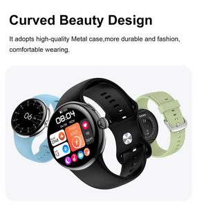 2025 <strong>Best</strong> Popular LA24 Smart Watch Waterproof Women Round Wristwatch Lady <strong>Amoled</strong> Screen BT <strong>Calling</strong> <strong>Smartwatch</strong> - Product Image 2