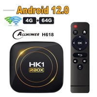 HK1 RBOX H8S Decodificador de Red H618 Android 12.0 Quad-core 4K WIFI de Doble Banda para TV BOX 4.0