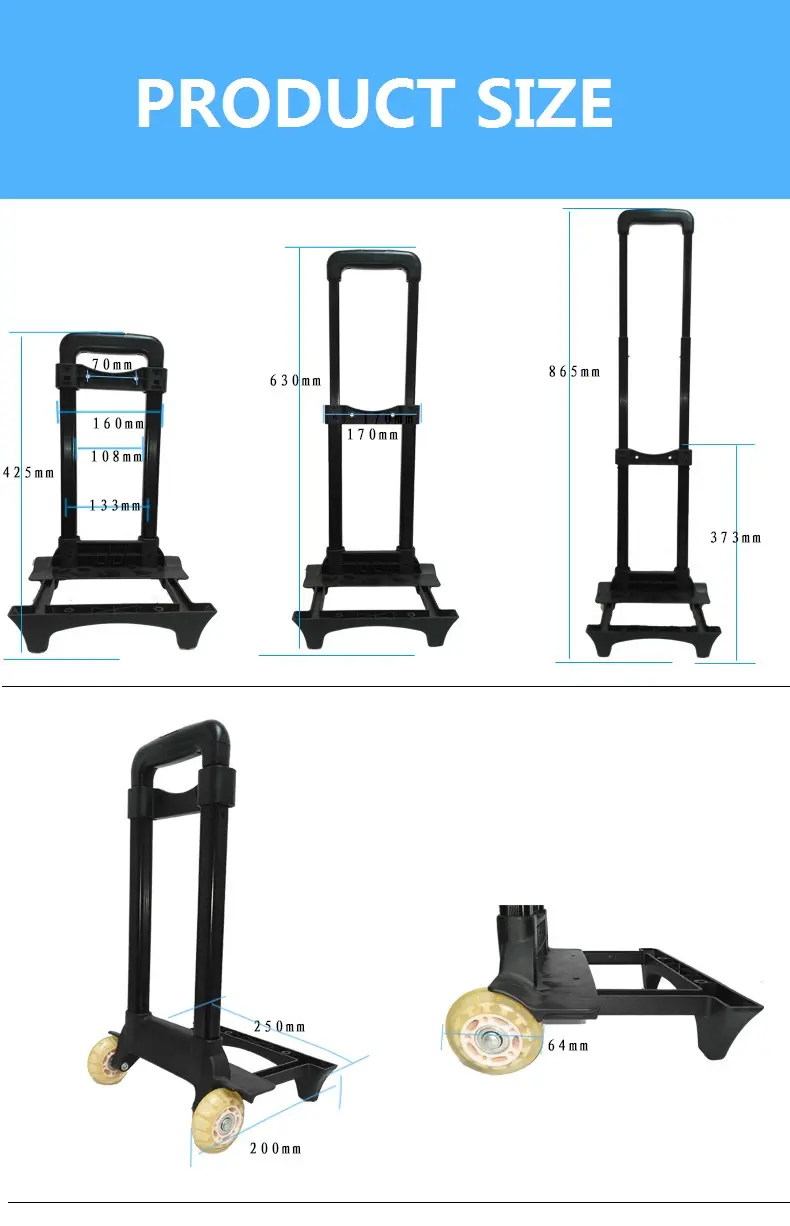 Zaino Trolley scuola universale con carrello a ruote speciale tiranti carretto carrello maniglia borsa per bambini parti accessori