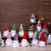 Gnome de Noël Lumineux Sans Visage, Décoration Joyeux Noël, Cadeau de Noël, Ornement, Fournitures de Fêtes Navidad Noel