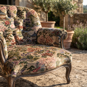 Tissu d'ameublement haut de gamme au mètre avec des motifs imprimés en velours hollandais, velours Celosia, satin, toile et lin mat. - Product Image 3