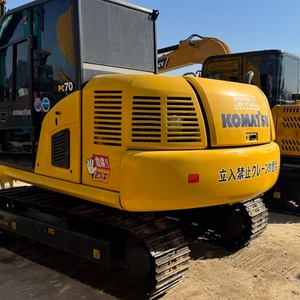 Excavadora Komatsu PC70 de 7 Toneladas de la Mejor Calidad, Miniexcavadora de Orugas de 7 Toneladas para Construcción, Agricultura y Obras, en Existencia - Product Image 5