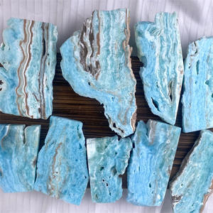 Vente en gros de plaques de cristal naturel polies, pierres précieuses polies, quartz clair brut, tranches de cristal mélangées pour la décoration intérieure - Product Image 4