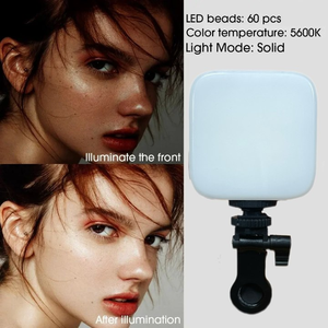 Đèn kẹp đa năng bán chạy, tích hợp đèn LED vòng tròn, sạc lại được, dùng cho quay vlog, chụp ảnh, đèn trợ sáng di động - Product Image 6