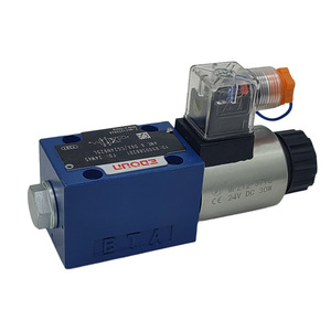 วาล์วควบคุมทิศทางไฮดรอลิกแบบโซลินอยด์ Edoun รุ่น 4WE6E 4WE6G61B DC24V ควบคุมด้วยแม่เหล็กไฟฟ้า สำหรับระบบอัตโนมัติทางกล - Product Image 2