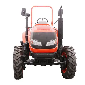 고품질 농업 트랙터 35HP 50HP 55HP 60HP 4WD 휠 트랙터 프론트 엔드 로더 및 백호