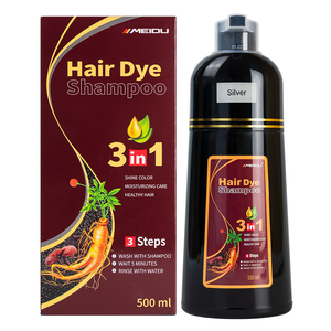 Shampoo Colorante per Capelli Nero Premium Istantaneo Senza Ammoniaca, Ricco di Estratti Vegetali - Product Image 1