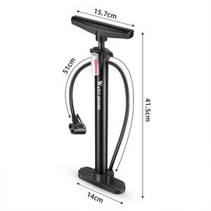 WEST BIKING-<span class=keywords><strong>Pompe</strong></span> à <span class=keywords><strong>Pied</strong></span> Portable, Valve Schrader et Presta pour Vélo de Route, Accessoires de Vélo, <span class=keywords><strong>Pied</strong></span>, <span class=keywords><strong>Vtt</strong></span> - Product Image 6