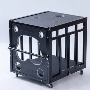 Spot goods BDSM esclavo obediencia Castigo Prop Restricciones <span class=keywords><strong>de</strong></span> encuadernación Cerradura <span class=keywords><strong>de</strong></span> metal Encarcelamiento Muebles sexuales <span class=keywords><strong>Jaula</strong></span> <span class=keywords><strong>de</strong></span> castidad temática - Product Image 6