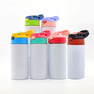 Taza Aislada de Acero Inoxidable Personalizada de 12 oz, Botella de Agua Recta de 350 ml, Vaso Sublimable en Blanco de 12 oz, Botella de Agua para Niños - Product Image 3