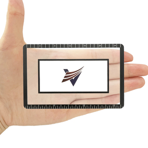 Custom Clear PVC PET Plastic Tarjeta transparente en blanco Impermeable Frosted semitransparente Nombre tarjeta de visita - Product Image 1