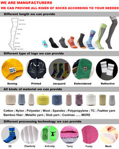 Chaussettes d'acupuncture jd-m049, chaussons de massage de réflexologie - Product Image 6