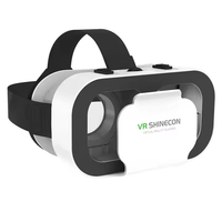SHINECON VR 360 ° HD Films et jeux mobiles Casque de réalité virtuelle Lunettes VR pour Smartphones 4.7-6.53"