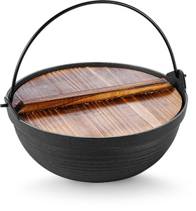<span class=keywords><strong>Shabu</strong></span> <span class=keywords><strong>Shabu</strong></span> <span class=keywords><strong>pot</strong></span> van gietijzer, Japanse pastorale stijl, hangend, klein huishoudelijk soep- en stoofpotje - Product Image 6