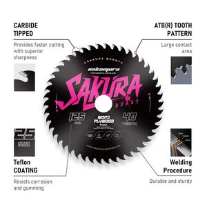 Zhongcun Power Tools 40T 165mm Grit Circular <strong>Saw</strong> <strong>Blade</strong> TCT Kerf <strong>Saw</strong> <strong>Blades</strong> For Wood - Product Image 4