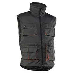 Gilet 837NEGRO XS Professionale Colore Nero Grigio Arancione - Product Image 2