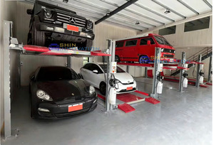 Elevador de 4 Postes para Camionetas y SUVs, Elevador de Estacionamiento Portátil de 9000 LB, Elevador de Servicio para Autos - Product Image 5