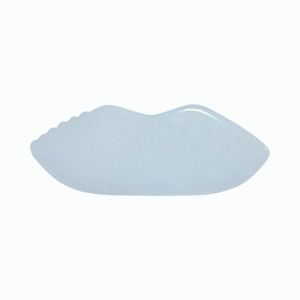 Outil de massage en jade blanc anti-gonflement pour le visage, Guasha blanc pour le visage - Product Image 6