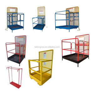 Plataforma de trabajo aéreo de acero duradero de alta resistencia, capacidad de 1000 libras, montacargas, jaula de seguridad, mesas elevadoras, tipo de producto - Product Image 1