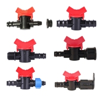 Vanne en plastique miniature DN16*1/2" à prix abordable avec filetage mâle-femelle pour système d'irrigation goutte à goutte agricole