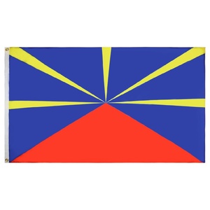 Drapeau de la Ré<span class=keywords><strong>union</strong></span> 3x5 pieds, bannière de qualité résistante à la décoloration, couleurs vives, drapeau national pour intérieur et extérieur, vente en gros usine - Product Image 1