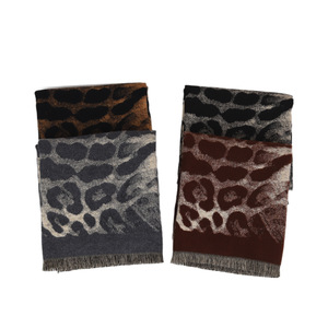 Écharpe longue pour homme, style européen/américain, imprimé léopard, nouvelle collection automne/hiver, épaisse et chaude, pour <span class=keywords><strong>le</strong></span> commerce extérieur - Product Image 5