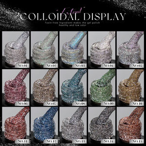 Vendeeni – Collection de vernis à ongles gel diamant réfléchissant 15 couleurs, sans HEMA ni TPO, OEM, Esmalte, Vernis Gel Réfléchissant - Product Image 3