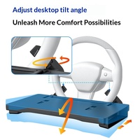 Tablette de volant General Motors, bureau flottant multifonctionnel avec porte-gobelet