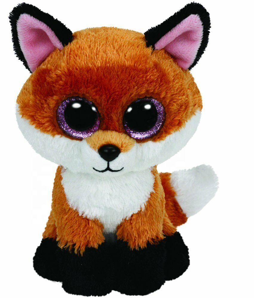 Encantador y Acogedor zorro de peluche con ojos grandes para el